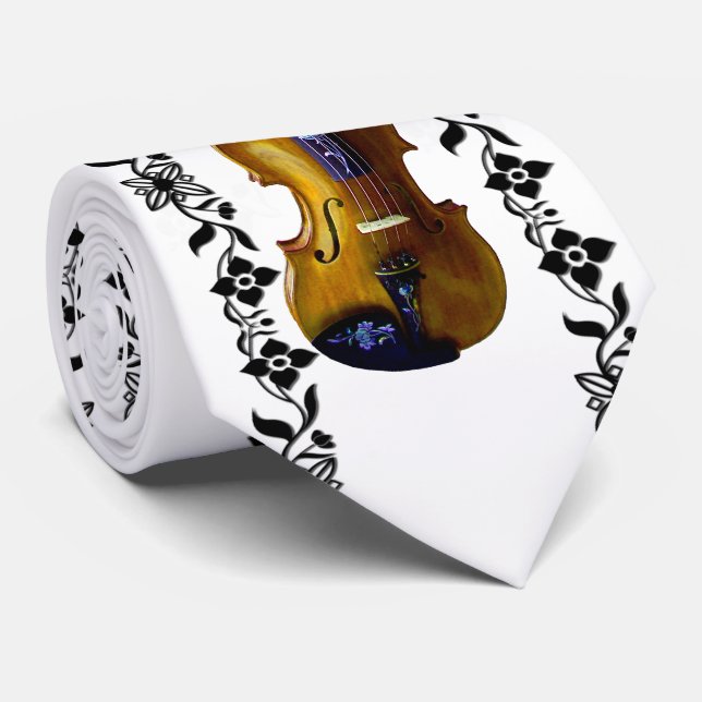 VIOLIN--VINE TIE (Rolled)