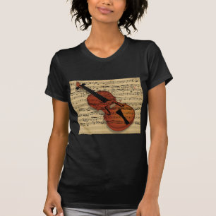 Violin Vintage Music T-Shirt