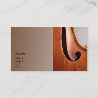 Violin / Viola Business Card
