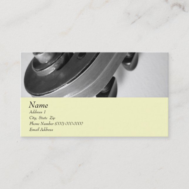 Violin Viola Business Card for The Violin Site (Front)