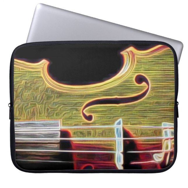 Violin, Viola, Cello? Laptop Sleeve (Front)