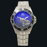 Violin Viola Cello Personalised Monogram Gift Watch<br><div class="desc">For you to personalise/customise with recipient's initials/name,  choose ideal font,  font colour or delete it if not needed.  Available in many different styles & colours.</div>