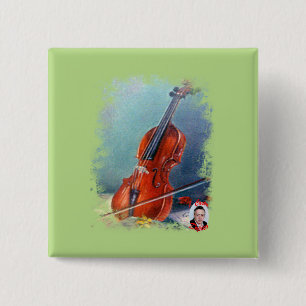 Violin/Violin 15 Cm Square Badge