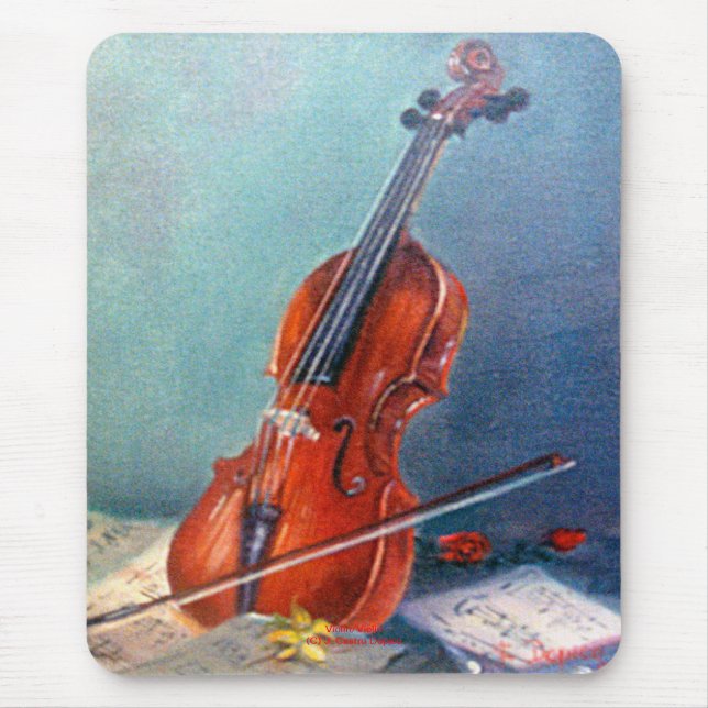 Violín/Violin Mouse Mat (Front)