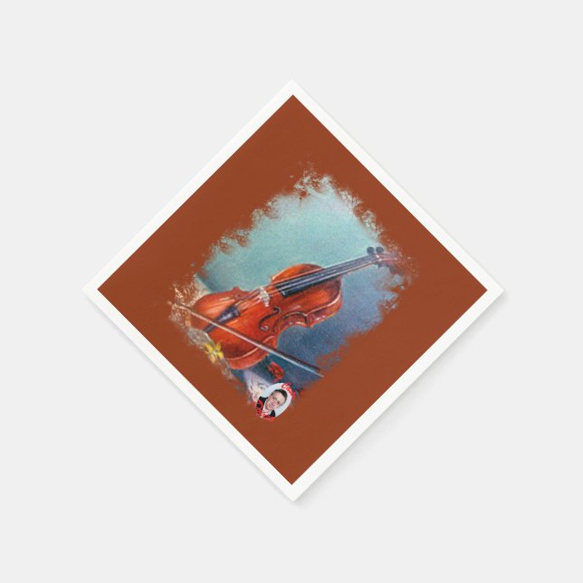 Violín/Violin Napkin (Corner)