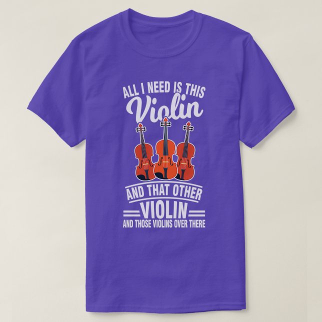 Violin violin player violin player 5 T-Shirt (Design Front)