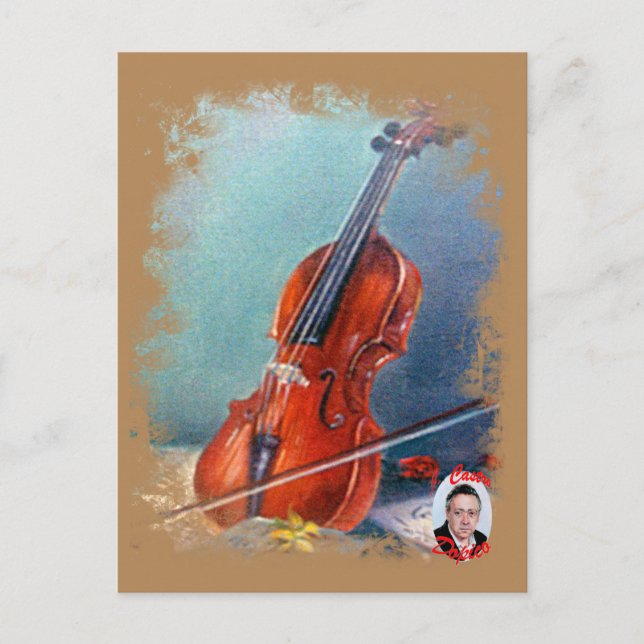 Violín/Violin Postcard (Front)