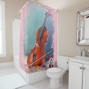 Violin/Violin Shower Curtain