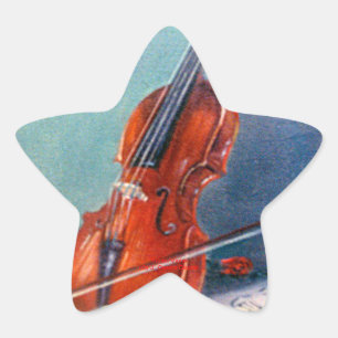 Violín/Violin Star Sticker