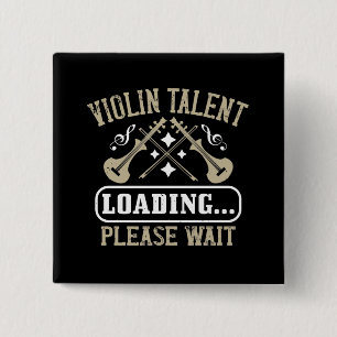 Violin - Violin Talent Loading 15 Cm Square Badge