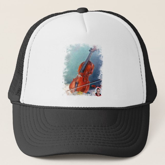 Violín/Violin Trucker Hat (Front)
