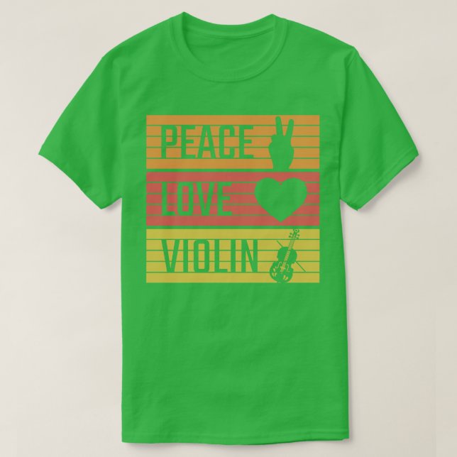 Violin Violinist Fiddle 1 T-Shirt (Design Front)
