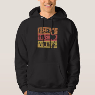 Violin Violinist Fiddle Hoodie