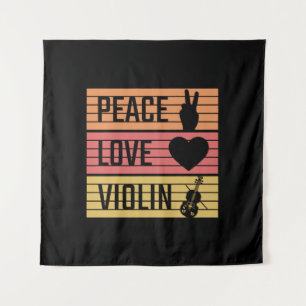 Violin Violinist Fiddle Tapestry