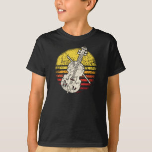 Violin Violinist Retro Vintage T-Shirt