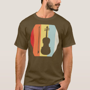Violin Violinist Retro Vintage T-Shirt