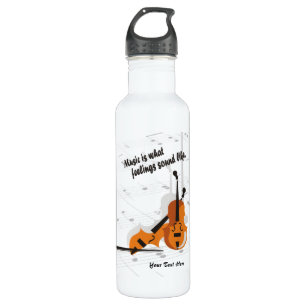Violin – What Feelings Sound Like 710 Ml Water Bottle