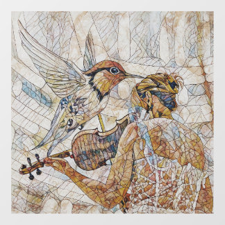 violin                                             window cling