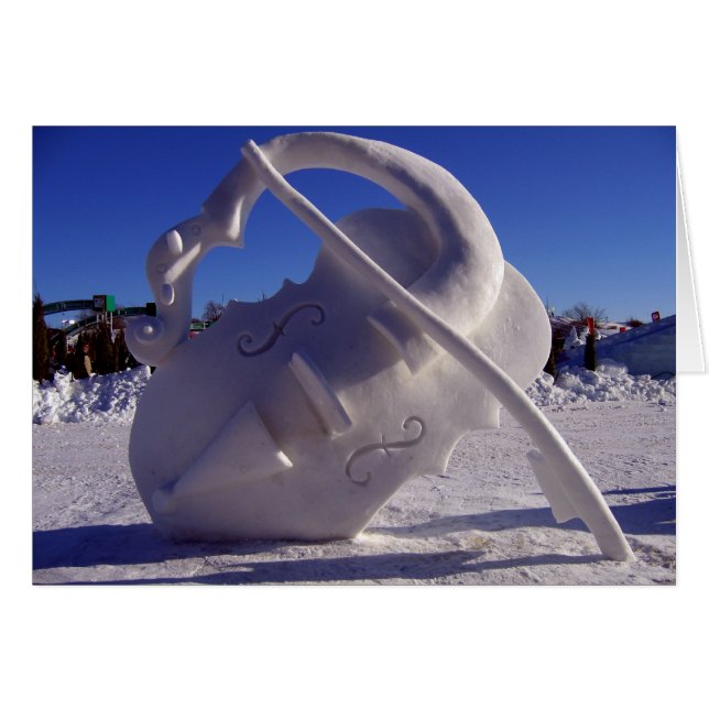 Violin - Winter Carnival, Quebec City (Front Horizontal)