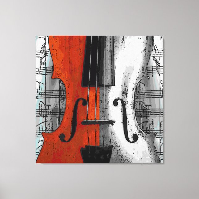 Violin Wrapped Canvas (Front)