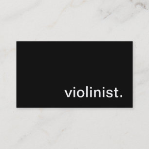 Violinist Business Card