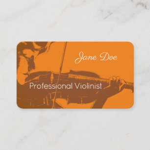 Violinist Business Card