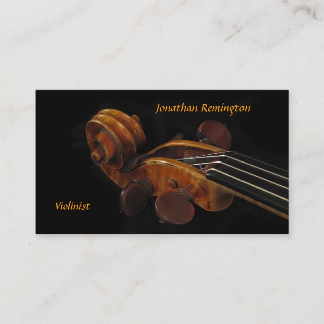 Violinist Business Card (Front)