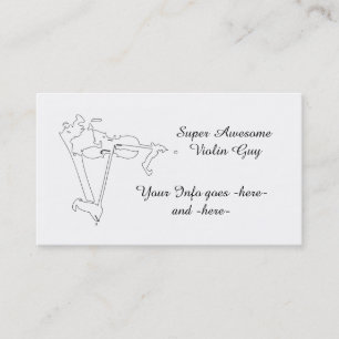Violinist Business Card