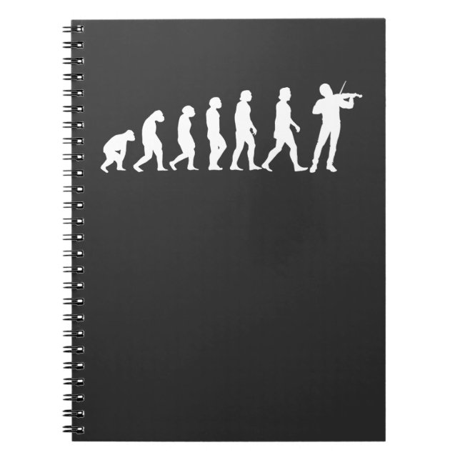 Violinist Evolution Notebook (Front)