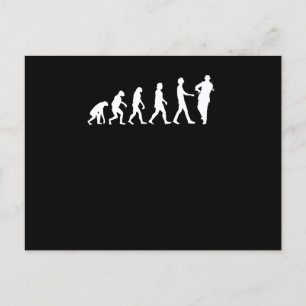Violinist Evolution Postcard