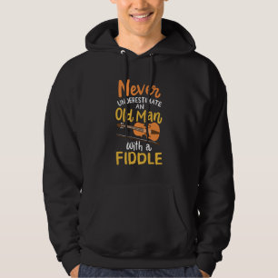 Violinist - Old Man with a Fiddle Hoodie
