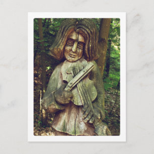 Violinist Postcard