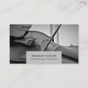 Violinist, Professional Violinist Business Card