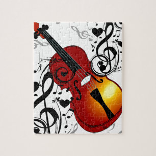 Violinist,Rock the House_ Jigsaw Puzzle