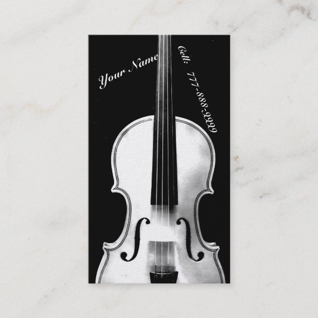 Violinistic Business Card (Front)