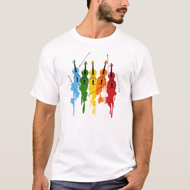 Violins background T-Shirt (Front)