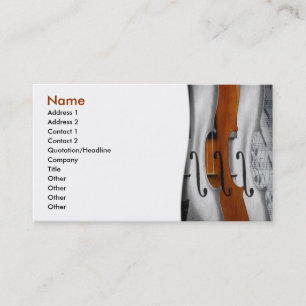 Violins Business Card