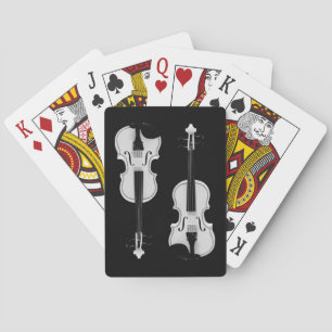 Violins Playing Cards
