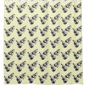 Violins Shower Curtain