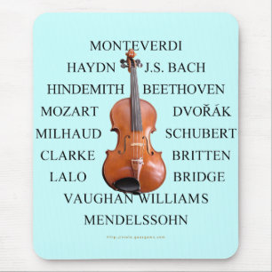 Violist Composers Mouse Mat