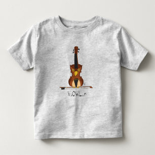 ViOWLin Violin Owl Music Kid's Toddler T-Shirt