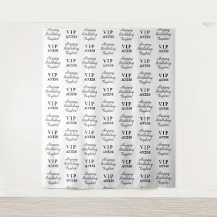 VIP Access Red Carpet   Step and Repeat Backdrop Tapestry