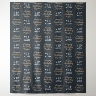 VIP Access Red Carpet   Step and Repeat Backdrop Tapestry