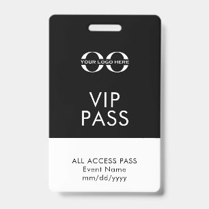 VIP All Access Event ID Badge