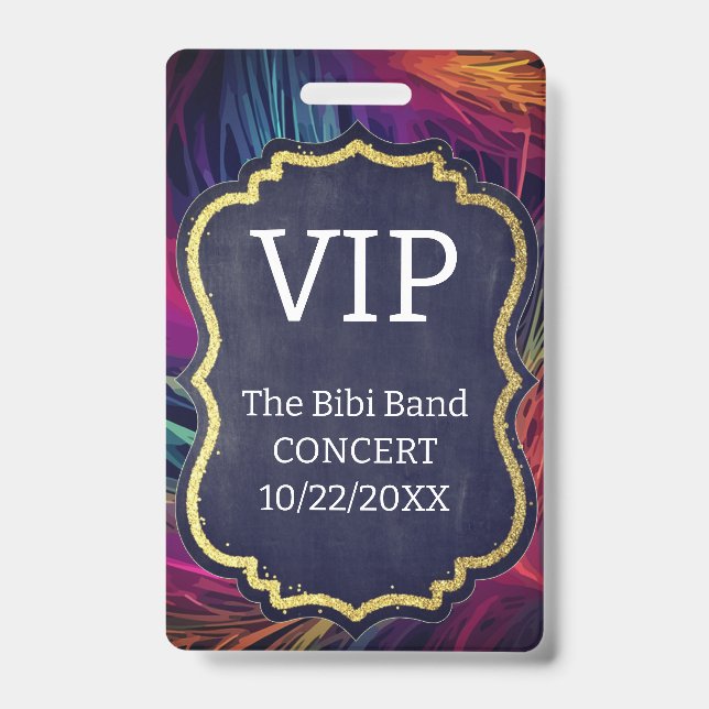 VIP Badge ID Badge (Front)