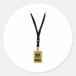 VIP CLASSIC ROUND STICKER