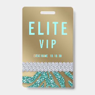 VIP Event Custom Name Concert Badge ID Badge