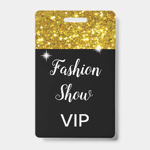 VIP Fashion Show Trade ID Badge