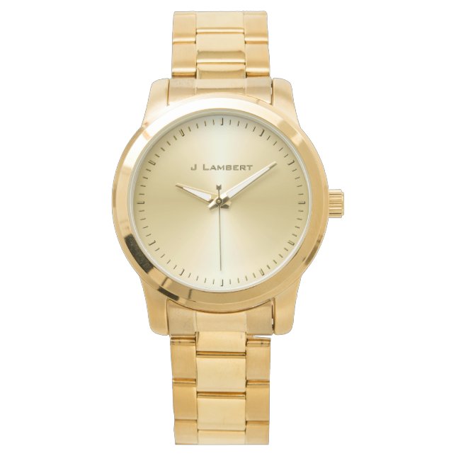 VIP Gold Custom Name Template Watch (Front)