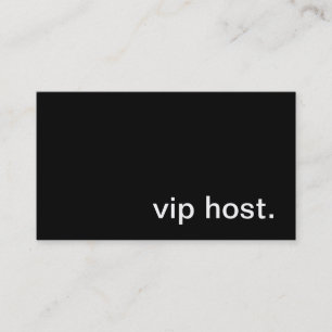 VIP Host Business Card